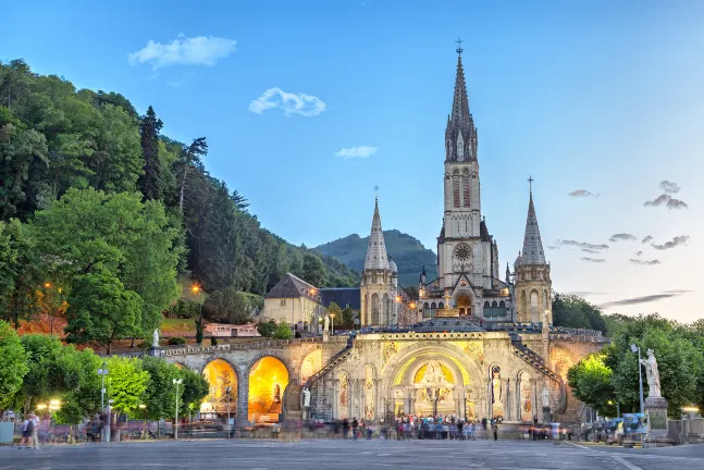 Lourdes/Tarbes to Rome Flights