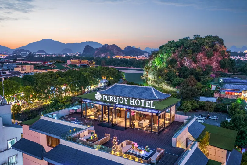 Imperial DragonBay Purejoy Hotel Guilin Elephant Trunkhill and TwoRiver & FourLake landscape