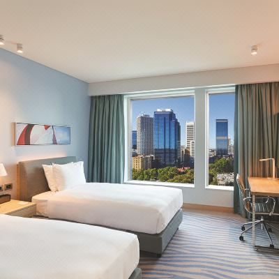 Twin Room Panoramic City View DoubleTree by Hilton Perth Waterfront Promo Code