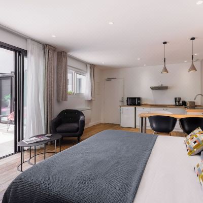 Studio, Multiple Beds, Accessible, Kitchen Citotel le Cornouaille Hotel Promo Code