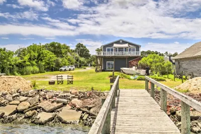 Bayfront Chincoteague Getaway w/ Fire Pit! Hotels near Flying Fish Gallery