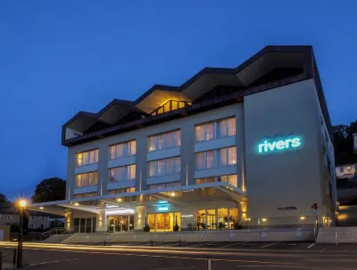 Apparthotel Rivers Passau Hotels near Dreiflusse-Eck