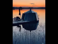 Peace & Quiet Hotel Floating Glass Room for 2 Guests Experience Northern Lights Hotels near Victoria Harnesk - Jojk & Samekultur