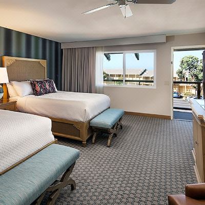 Deluxe Two Queen Room with Balcony or Patio Spyglass Inn Promo Code