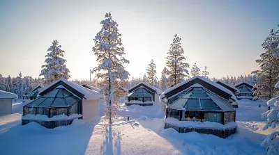 Santa's Igloos Arctic Circle Hotels near Syvasenvaara Fell