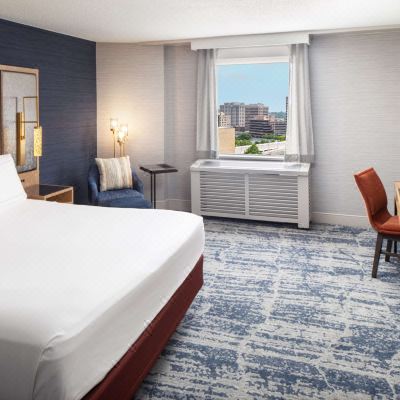 1 King Bed Room High Floor Stand up Shower DoubleTree by Hilton Silver Spring Washington DC North Promo Code