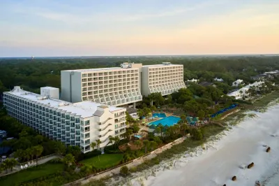 Hilton Beachfront Resort & Spa Hilton Head Island Hotels near Burkes Beach