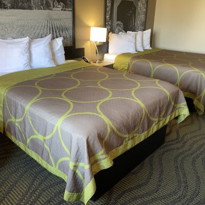 2 Queen Beds Room, Non-Smoking Super 8 by Wyndham Kokomo Promo Code