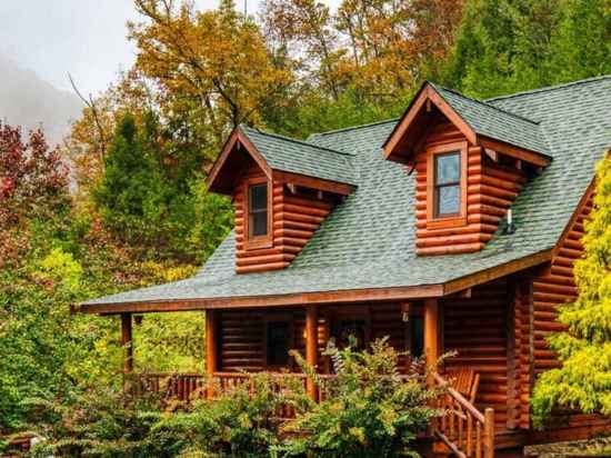 Cozy Upscale Cabin w Fireplace Hot Tub Hotel Exterior