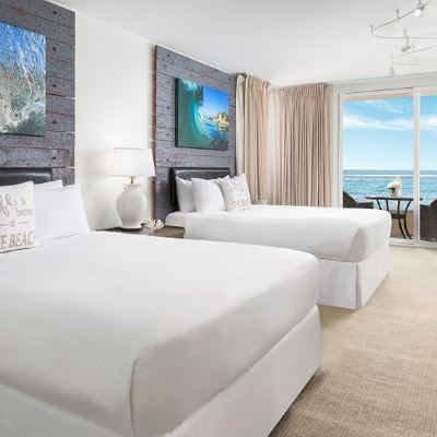 Oceanfront Two Queen Room with Balcony Pacific Edge Hotel on Laguna Beach Promo Code