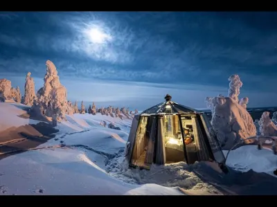 Mountain Glass Room: Luxury Getaway for Two - Wild Nature Experience in Sweden Hotels near Victoria Harnesk - Jojk & Samekultur