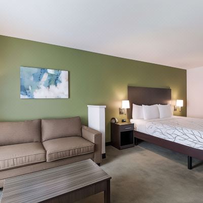 1 King Bed, Non-Smoking, Larger Room, Sofabed, Desk, Lounge Chair, Microwave and Refrigerator Surestay Plus Hotel by Best Western Seatac Airport Promo Code