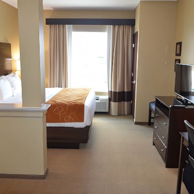 King Suite with Sofa Bed - Non-Smoking Comfort Suites Houston Northwest Cy-Fair Promo Code