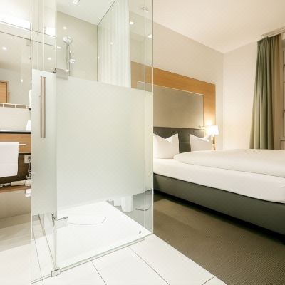 Eco Business Room, 1 Double Bed (2 Mattresses), Glass Wall Bathroom Hotel Sailer Promo Code