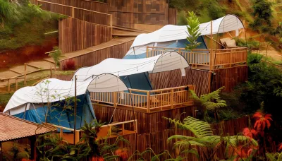 Glamping Wishtler Riverside Resort Pangalengan Bandung Hotels in Pangalengan