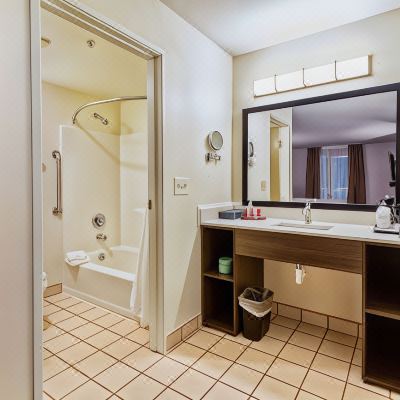 Suite-2 Queen Beds, Non-Smoking, Sofabed, 2 Flat Screen Tvs, Desk, Lounge Chair, Microwave and Refrigerator Surestay Plus Hotel by Best Western Seatac Airport Promo Code