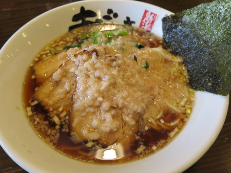 麺屋あごすけ 醤油背脂豚麺￥1060