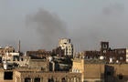 Smoke rises after Israeli strikes near Sanaa airport 