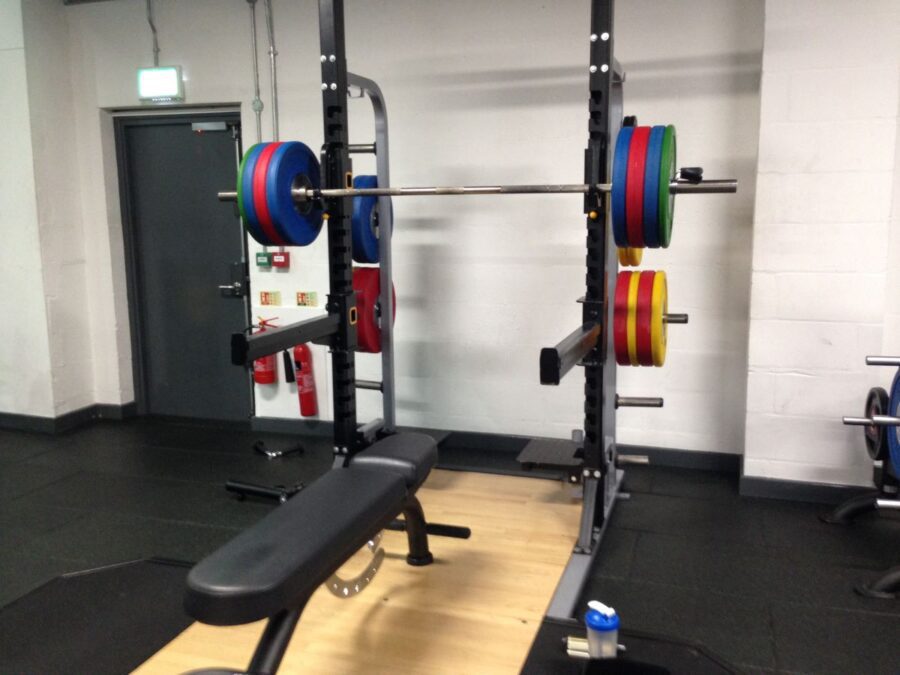 weight lifting rack and sports equipment can be covered with personal trainer insurance