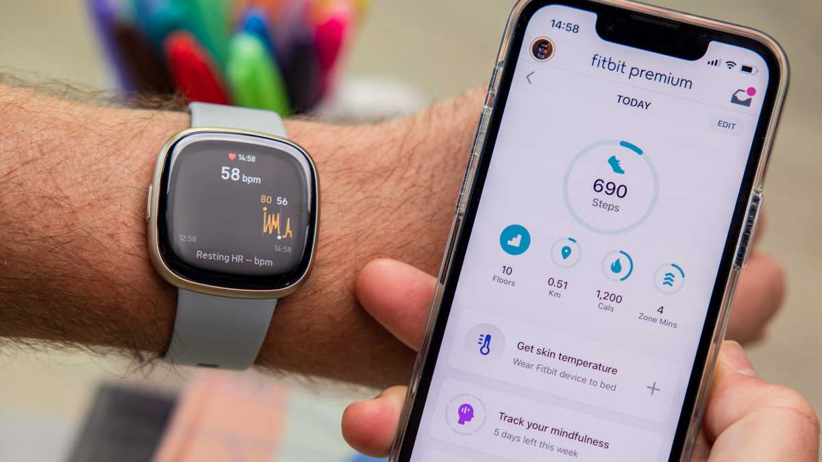 Fitbit Sense 2 Fitbit app