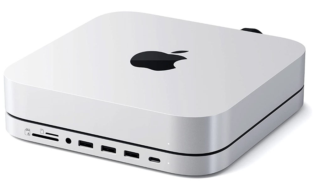 Satechi Stand Hub for Mac mini with SSD Enclosure – Add ports and storage