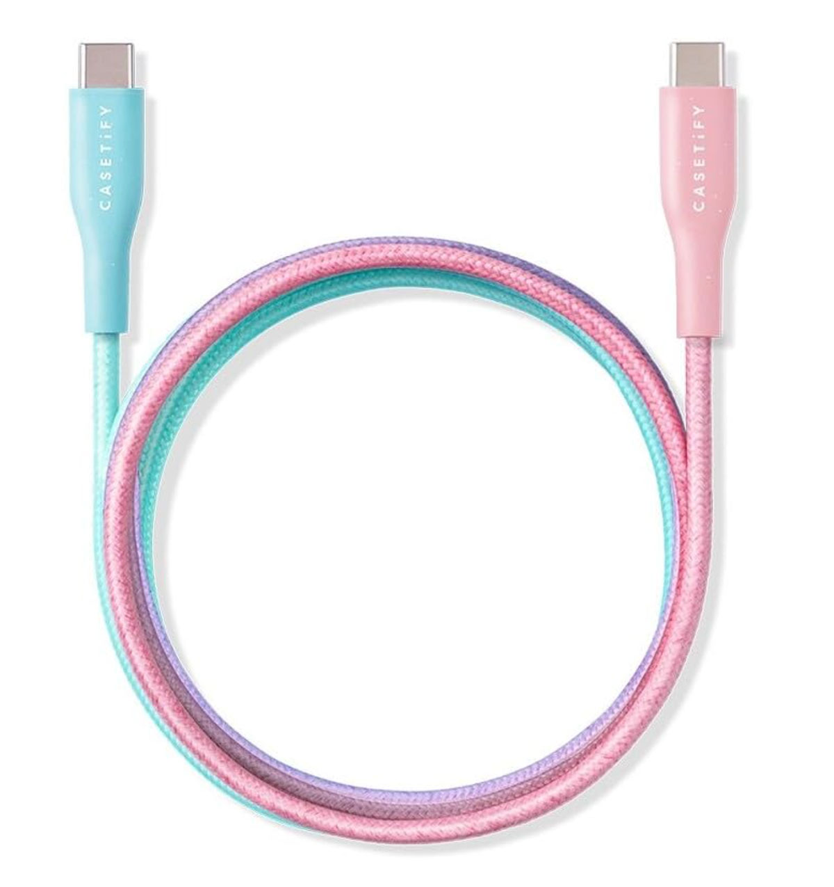 Casetify PowerThru USB-C to USB-C Cable – Fun and colorful