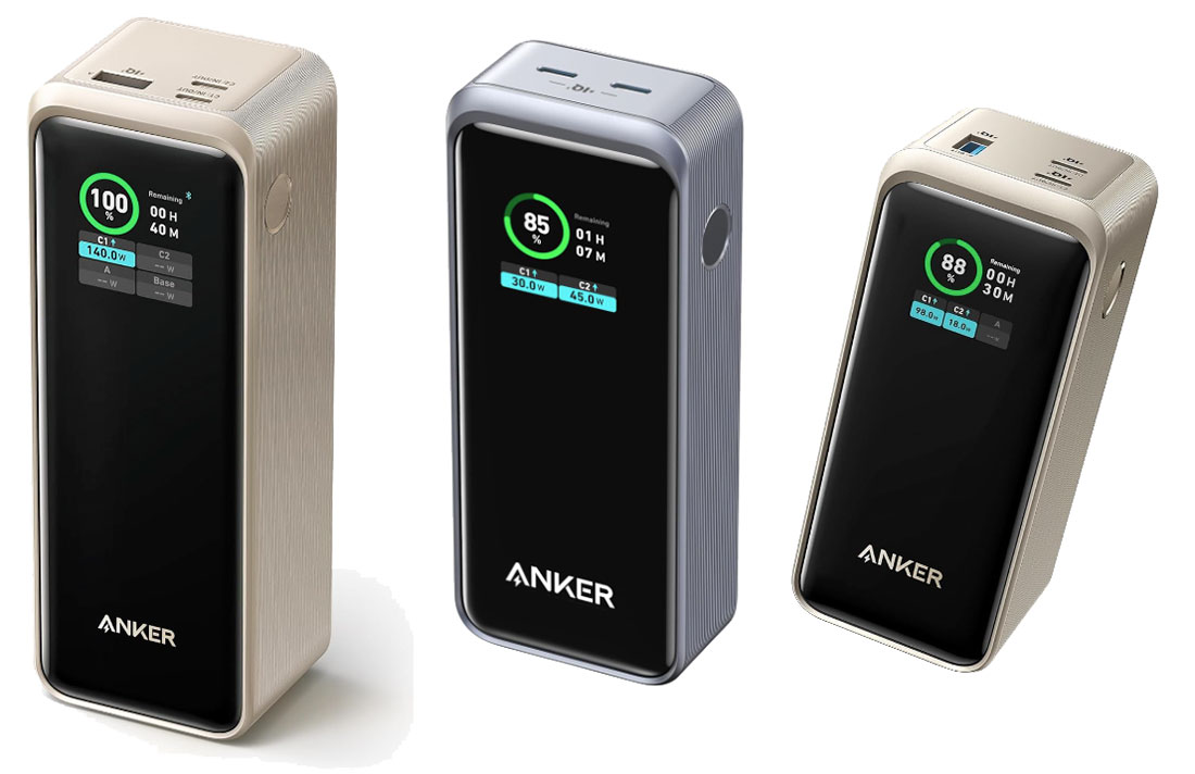 Anker Prime laptop power banks – MacBook battery packs