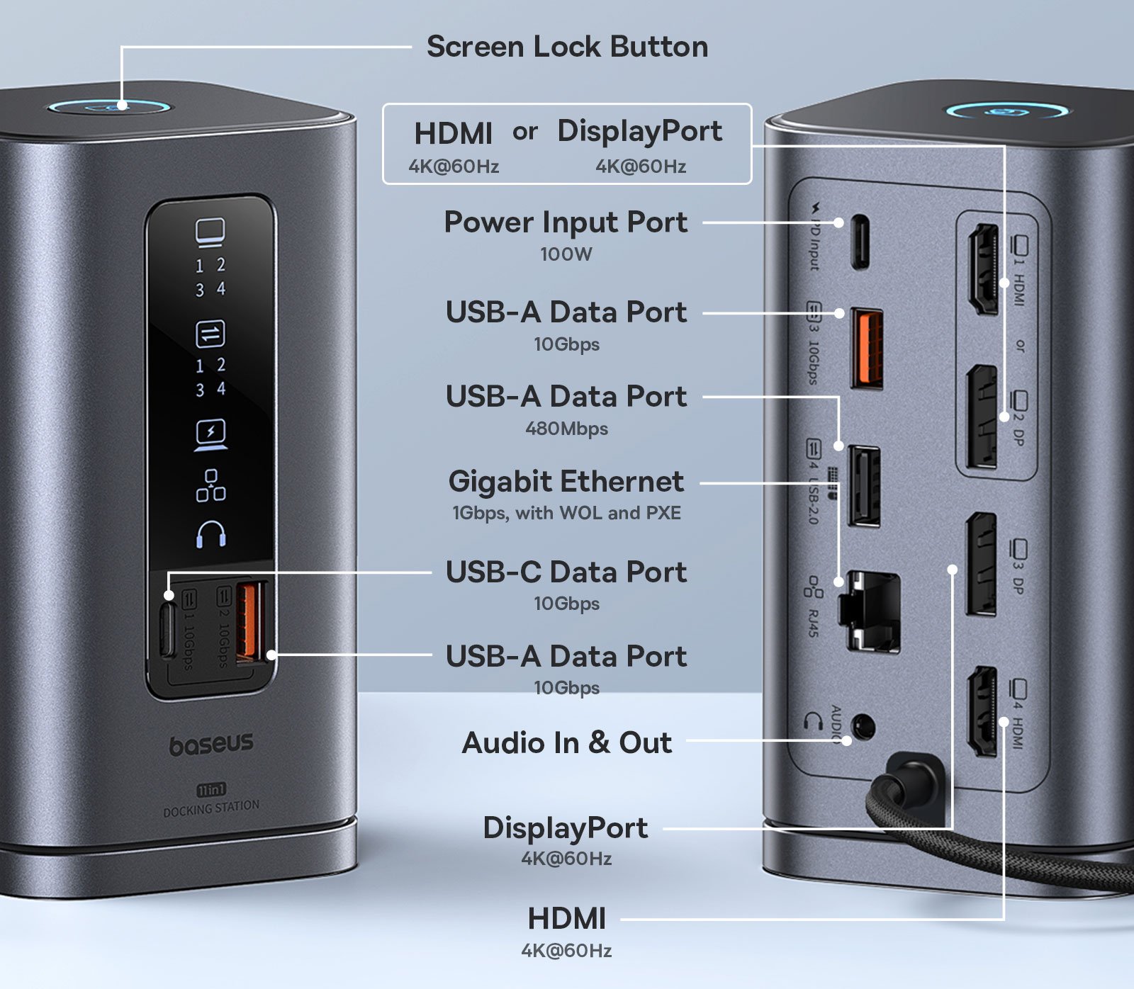 Baseus Spacemate 11-in-1 Docking Station