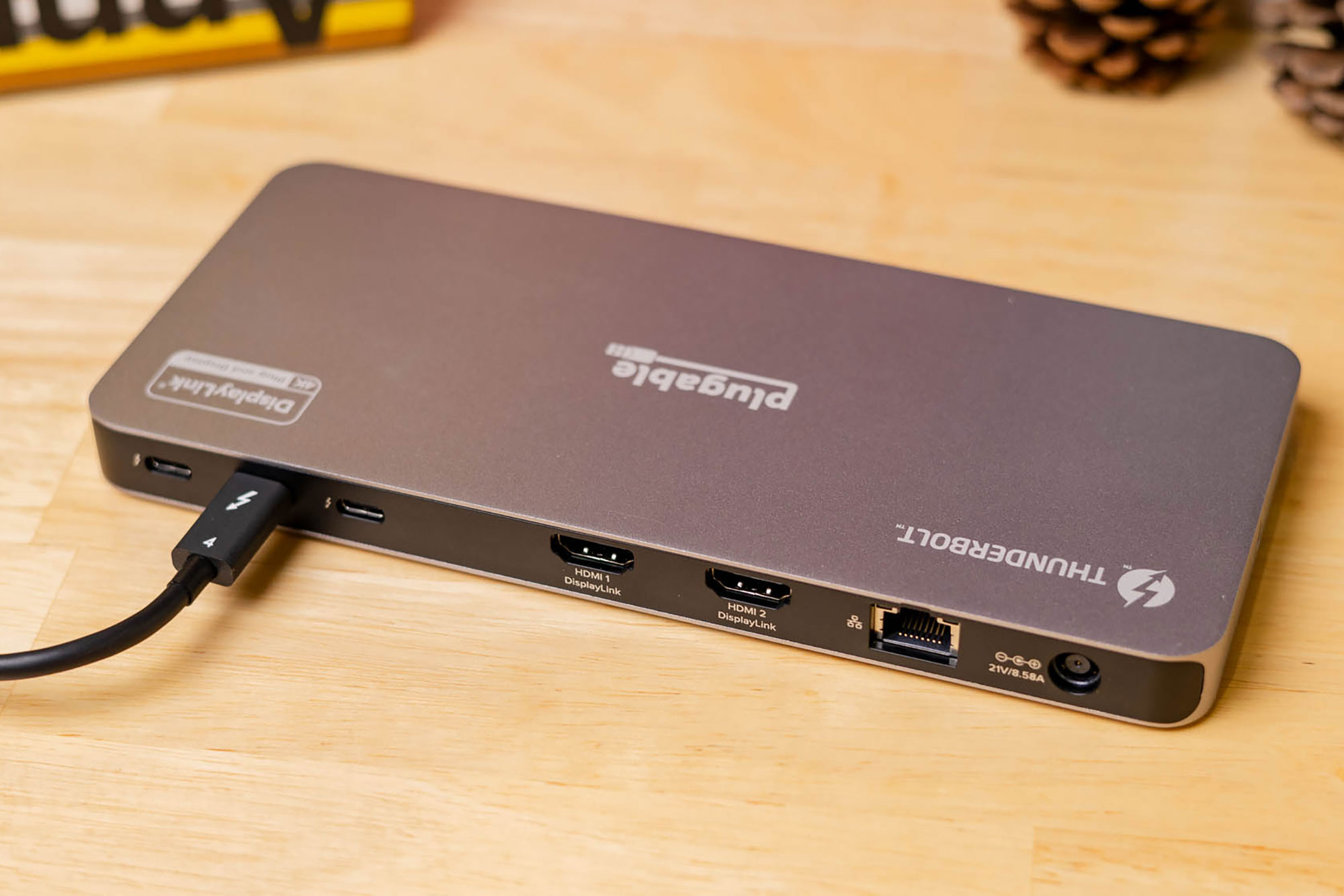 Plugable Thunderbolt 4 Docking Station for 4K Quad Monitors