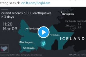 【前兆】アイスランドで2月下旬から「地震」が相次いで発生中、その数は既に「4万回以上」…専門家「...