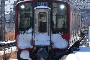 1月3日撮影　篠ノ井駅にて　しなの鉄道　SR1系を撮影より