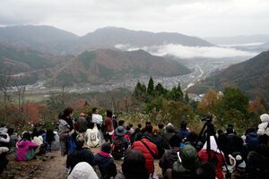 雲海列車利用！天空の竹田城跡探訪