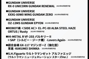 アマゾンで予約開始！1月9日(木)16時より一般予約解禁！バンダイコレクターズ事業部の2025年6、7月 ...