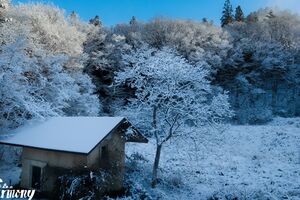 赤沢　土蔵のある　雪風景 その３