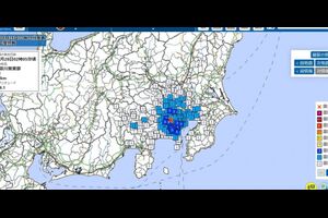 【直下地震】深夜に東京と神奈川で震度3の地震が発生…震源地は神奈川県東部