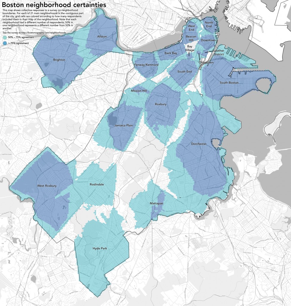 Boston neighborhood certainties