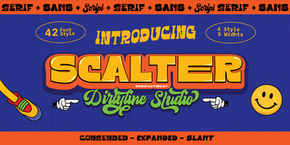 Scalter Font Poster 1