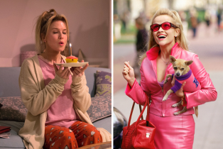 Side by side: Renee Zellweger in BRIDGET JONES'S BABY, Reese Witherspoon in LEGALLY BLONDE.