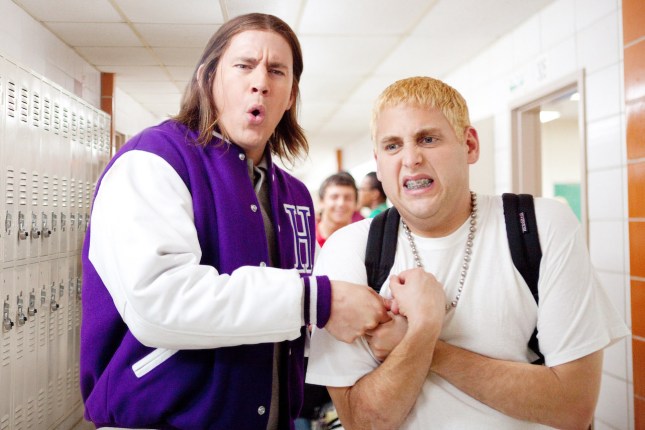 21 JUMP STREET, from left: Channing Tatum,  Jonah Hill, 2012. ph: Scott Garfield/©Columbia Pictures/