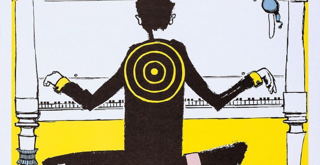SHOOT THE PIANO PLAYER, (aka TIREZ SUR LE PIANISTE), US poster art, 1960
