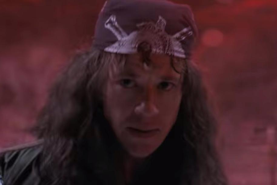 Eddie Munson playing Metallica in Stranger Things Season 4