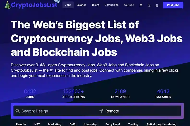 Crypto Jobs List