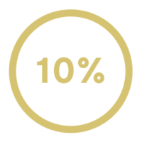 10%