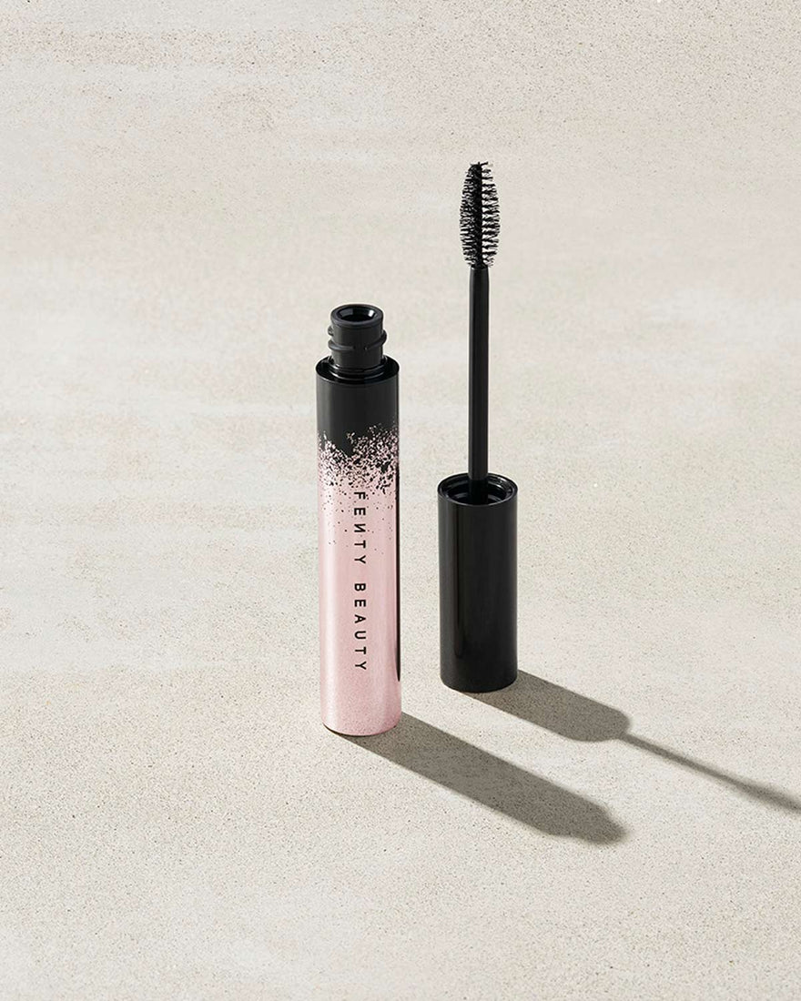  Full Frontal Volume, Lift & Curl Mascara featuring the exclusive flat-to-fat wand and brush.