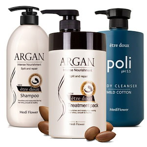 BREEZY Etre Doux Argan Treatment Pack / Shampoo /