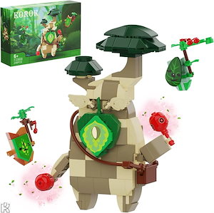 【急速出荷】BOTW Hestu Korok ブロック ゼルダの伝説 ビルディングセット ヤハハ! かわいいゲームグッズ アクションフィギュア クリスマス プレゼントギフト 246ピース)