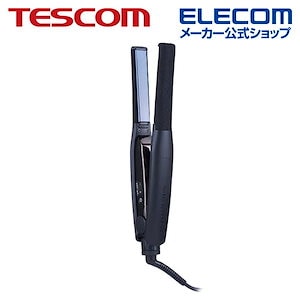 TESCOM プロフェッショナル アレンジ アイロン プロテクトイオン マイナスイオン ノビーバイ ヘアーアイロン 幅 15mm 15ミリ 海外対応 温度調整 ツヤ 静電気 薄型 ショート アレンジ