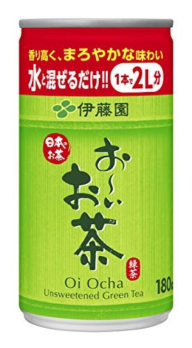 伊藤園 おーいお茶 緑茶 希釈用 (缶) 180g 30本