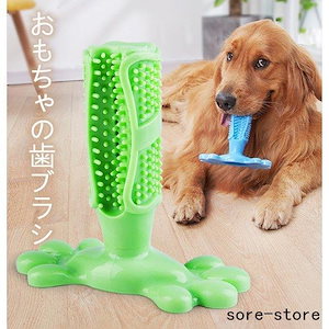 ペット用歯ブラシ 犬歯ブラシ おもしろい 耐噛み耐咀嚼 洗いやすい 犬歯磨き用品おもちゃ 3色 柔ら