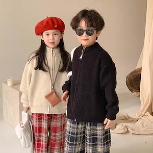 カーディガン キッズ 子供服 女の子 男の子 ニット セーター ベビー服 トップス 長袖 ジュニア 赤ちゃん 韓国子ども服 アウター 前開き カットソー 羽織り